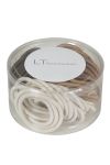 LT Accessories Elastic normal round 75 stk brun