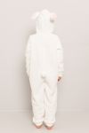 Jumpsuit hare med lange ører barn Hvit