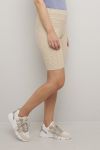 Biker shorts Monument beige.