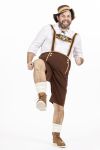 Fritz Oktoberfestkostyme brun