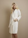 Nightwear Io morgenkåpe i fleece offwhite