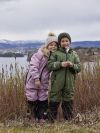 Active Sport Bergen vinterdress lilla og sort