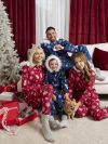 Ugly Snowflake jumpsuit til barn plomme.