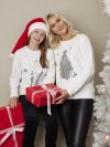 Christmas Sparkle christmas tree genser til barn offwhite.