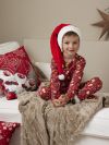 Julemorgen pyjamas til barn rød.