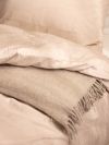 Sengesett Sateng 140x200 Stripe Champagne
