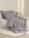 Sengesett bomull 140x220 stenvasket Beige