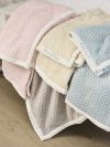 Babypledd 76x100cm Offwhite