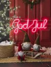 Lumi God Jul neonskilt 120 led Rød.