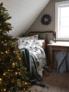 Sengesett Nissevenner Offwhite-rød-grønn