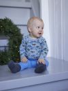 Body i ull og bambus lyseblå