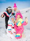 Skibrille Glam Sort nagler