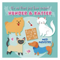 Se så fint jeg kan tegne! HUNDER & KATTER Original
