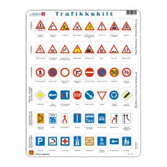 Platepusle Maxi Trafikkskilt 48 biter