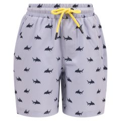 Badeshorts med print Sharks Blå..