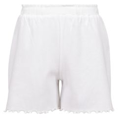 Shorts ribbestrikket Malin Hvit