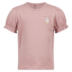 T-skjorte med pufferm Tilde Mørk rosa
