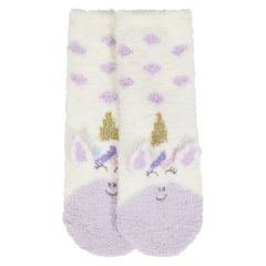 Sokker i chenille Unicorn .