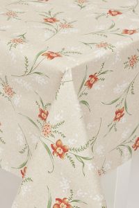 Voksduk Blomstølen Beige