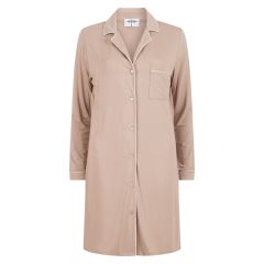 Pysjskjorte lang Margrethe Beige