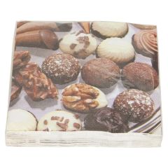 Serviett chocolat 20pk Original .
