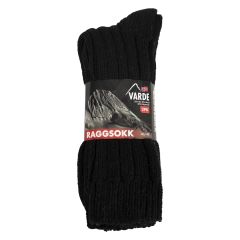 Varde Svalbard Raggsokk 2pk svart