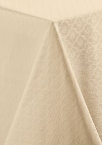 Dekke teflonmetervare 160cm offwhite