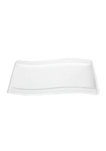 Living Square serveringsfat 23x38cm hvit