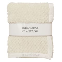 Cozy Babypledd 76x100cm offwhite