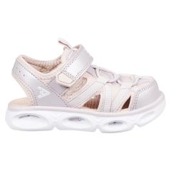 Sandal med lys og lukket tå BoBe Rosa