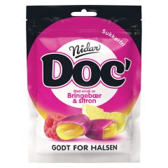 Doc Halslinser Bringebær og Sitron