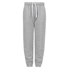 Joggebukse loose fit med lommer Gråmelert