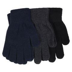 Hansker 3pk Sort