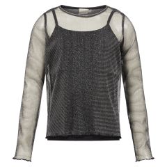 Topp i mesh Sparkly Sort