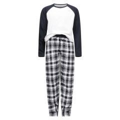 Pyjamas Peter Sort-hvit