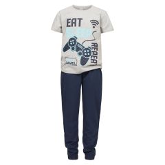 Pyjamas sett Gamer Grå-marine