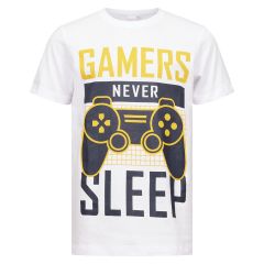 T-skjorte Gamer Hvit