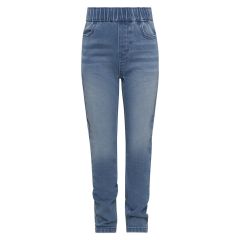 Jeans med elastikk i midjen 