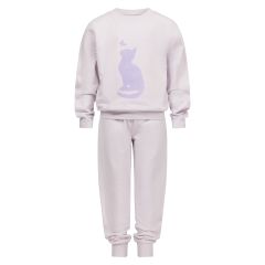 Joggedress med print Lilla