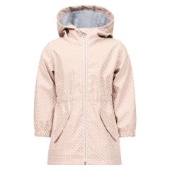 Dots Regnkåpe med fòr Rosa