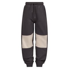 Joggebukse med stripe og snøring Grå