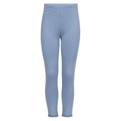 Leggings med blonder Blå
