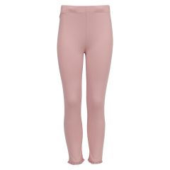 Leggings med blonder Rosa