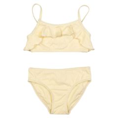 Bikini med volanger Gul