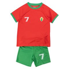 Fotballsett 2delt Portugal rød-grønn