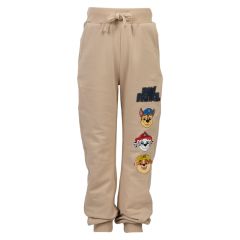 Joggebukse med trykk Beige