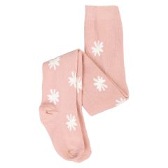 Strømpebukse blomstret Rosa