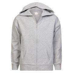 Hettejakke basic Gråmelert