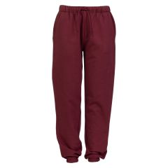 Joggebukse basic Burgunder