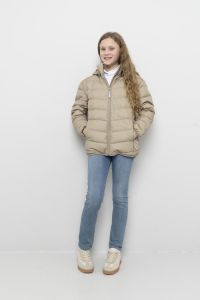 Dunjakke Hovden Beige